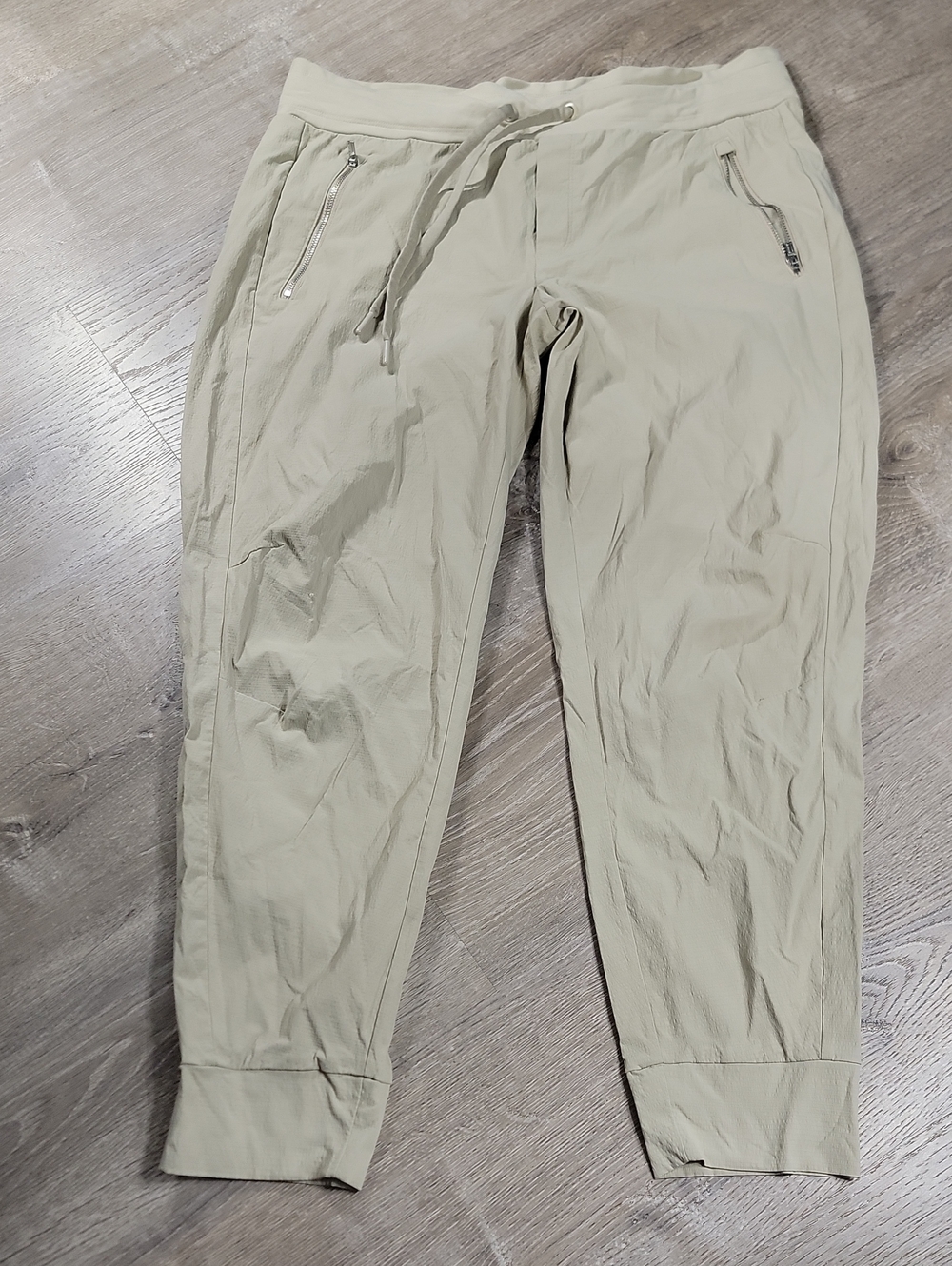 Athleta Lightweight Drawstring Jogger Pants - Light Beige